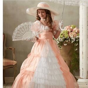 Chasing Fireflies Peachy Southern Belle Costume - Size 12